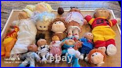 Vintage HUGE Lot of 13 Cabbage Patch Kids Dolls and heads