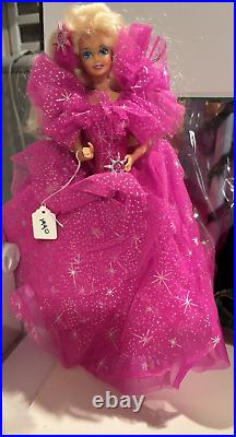 Vintage Holiday Barbie Lot 7 dolls 1989 1990's