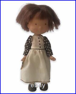 Vintage Holly Hobbie 6 Vinyl Doll Lot Of 8 K. T. C. Hallmark 1975-76 Hong Kong