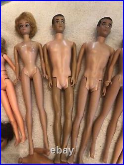 Vintage Huge Barbie Lot Francie Ken Bubblecut Skipper Chris, Clothes & Access