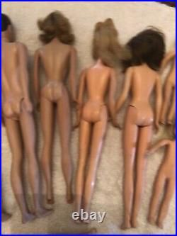 Vintage Huge Barbie Lot Francie Ken Bubblecut Skipper Chris, Clothes & Access