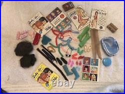 Vintage Huge Barbie Lot Francie Ken Bubblecut Skipper Chris, Clothes & Access