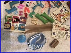 Vintage Huge Barbie Lot Francie Ken Bubblecut Skipper Chris, Clothes & Access