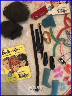 Vintage Huge Barbie Lot Francie Ken Bubblecut Skipper Chris, Clothes & Access
