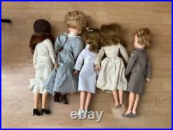 Vintage Ideal Doll Vt-18, Vt-20 18-20 Sleep Eyes Lashes Lot Of 5 (read)