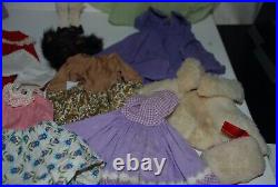 Vintage Ideal Shirley Temple Doll And Clothing Lot