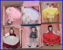 Vintage Lot of 6 Madame Alexander 11 Dolls-LITTLE WOMEN