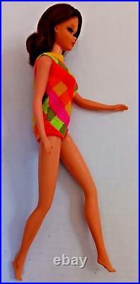 Vintage MARLO FLIP BARBIE # 1160 Brunette Hair TNT in OSS NEAR MINT Free Ship