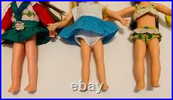 Vintage Matte Barbie Lil Sisters 1960's Tutti Chris Dolls Mixed Fashions Lot #1