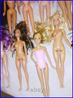 Vintage Mattel Barbie Doll Lot Of 25 Barbies & Clothing 80s 90's 2000's