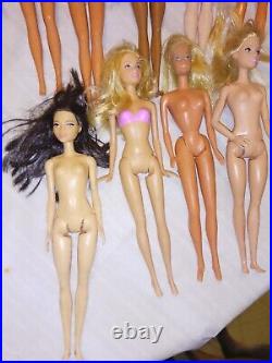 Vintage Mattel Barbie Doll Lot Of 25 Barbies & Clothing 80s 90's 2000's
