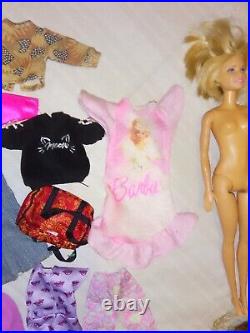 Vintage Mattel Barbie Doll Lot Of 25 Barbies & Clothing 80s 90's 2000's