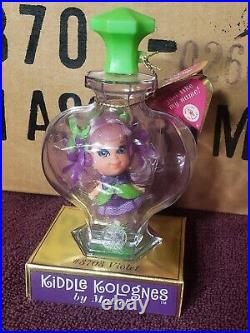 Vintage Mattel LIDDLE KIDDLE #3703 VIOLET Kiddle Kologne Doll NIB MINT Condition