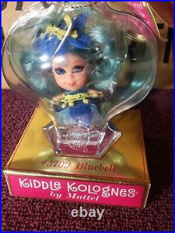 Vintage Mattel LIDDLE KIDDLE #3709 BLUEBELL Kiddle Kologne Doll NIB MINT