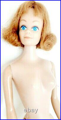 Vintage Mattel Swirl Ponytail Brunette Barbie Best Friend Midge Vinyl Case Lot