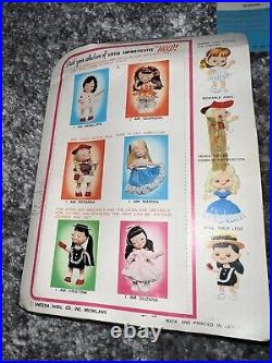 Vintage NIP Lot of 5 1967 Uneeda w dresses Little Sophisticates Dolls 8
