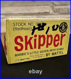 Vintage Original 1963 Japanese Exclusive Skipper Barbie Doll HTF With Box MINT