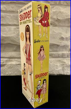 Vintage Original 1963 Japanese Exclusive Skipper Barbie Doll HTF With Box MINT
