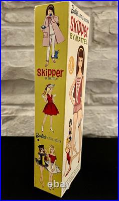 Vintage Original 1963 Japanese Exclusive Skipper Barbie Doll HTF With Box MINT