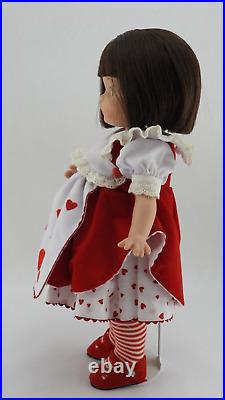 Vintage Patsy Queen of Hearts 14 Doll Effanbee w Rabbit Crown Stand Box Lot
