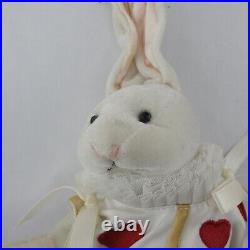Vintage Patsy Queen of Hearts 14 Doll Effanbee w Rabbit Crown Stand Box Lot