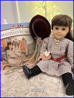 Vintage Pleasant Company American Girl Doll Samantha with Accessories & Books