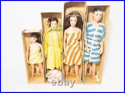 Vintage Remco Littlechap Dolls, Lot of 4, Dr. John, Lisa Judy Libby with boxes GR8