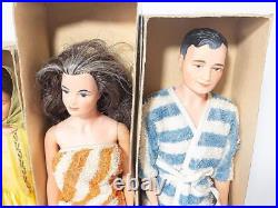 Vintage Remco Littlechap Dolls, Lot of 4, Dr. John, Lisa Judy Libby with boxes GR8