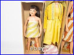 Vintage Remco Littlechap Dolls, Lot of 4, Dr. John, Lisa Judy Libby with boxes GR8