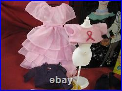 Vintage Retro 1966 Barbie Doll Case with 2 Dolls, Clothes and Accessories