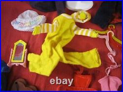 Vintage Retro 1966 Barbie Doll Case with 2 Dolls, Clothes and Accessories