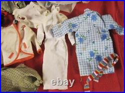 Vintage Retro 1966 Barbie Doll Case with 2 Dolls, Clothes and Accessories