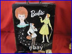 Vintage Retro 1966 Barbie Doll Case with 2 Dolls, Clothes and Accessories
