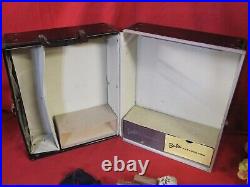 Vintage Retro 1966 Barbie Doll Case with 2 Dolls, Clothes and Accessories