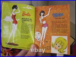 Vintage Retro 1966 Barbie Doll Case with 2 Dolls, Clothes and Accessories
