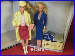 Vintage Retro 1966 Barbie Doll Case with 2 Dolls, Clothes and Accessories