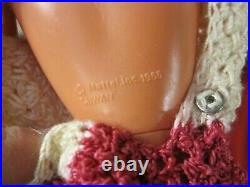 Vintage Retro 1966 Barbie Doll Case with 2 Dolls, Clothes and Accessories