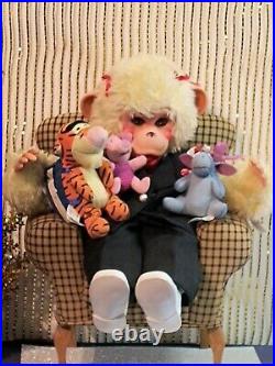 Vintage Rushton Doll, Adorable Tippy, Collector's Gem Lot