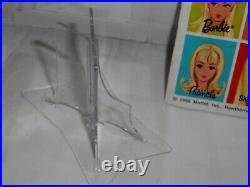 Vintage STUNNING SUNKISSED BLONDE TNT TWIST N TURN BARBIE SWIMSUIT BOOKLET STAND