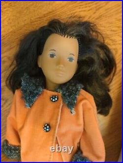 Vintage Sasha Doll lot. 2 Dolls & Original box. 111 Brunette Pinafore