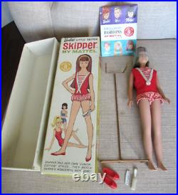 Vintage Skipper Doll Platinum Brunette SL Complete Mint in Box MIB 1960s