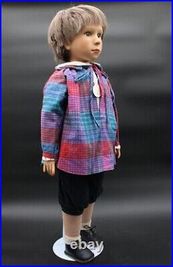 Vintage Sonja Hartmann Doll Claire & Brother 24 Vinyl & Cloth 1980's Germany