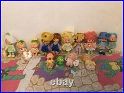 Vintage Strawberry Shortcake Doll Lot 13 Dolls Kenner 1980s