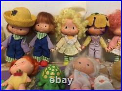 Vintage Strawberry Shortcake Doll Lot 13 Dolls Kenner 1980s