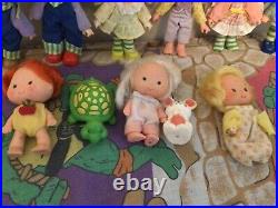 Vintage Strawberry Shortcake Doll Lot 13 Dolls Kenner 1980s