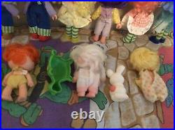 Vintage Strawberry Shortcake Doll Lot 13 Dolls Kenner 1980s
