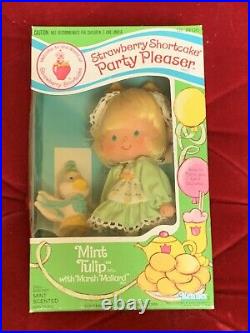 Vintage Strawberry Shortcake MINT TULIP Party Pleaser Doll Mint in Box