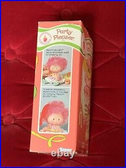 Vintage Strawberry Shortcake RARE Party Pleaser Peach Blush Mint In Box