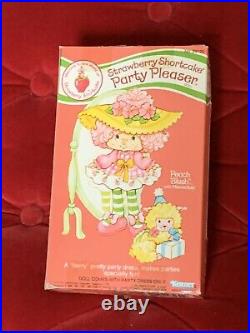 Vintage Strawberry Shortcake RARE Party Pleaser Peach Blush Mint In Box