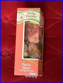 Vintage Strawberry Shortcake RARE Party Pleaser Peach Blush Mint In Box